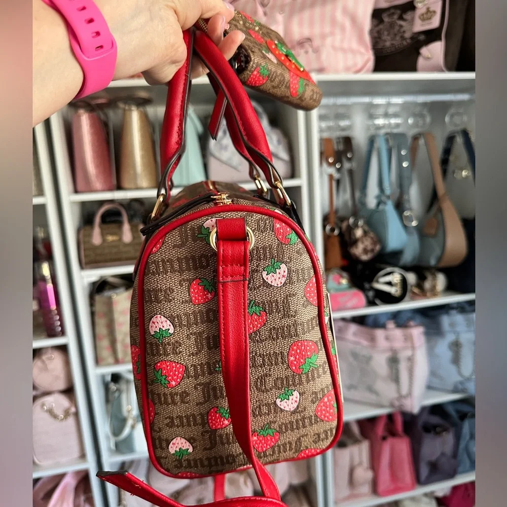 JUICY COUTURE Strawberry Satchel and wallet - Picture 5 of 7